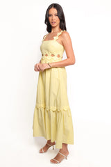 Dixie Maxi Dress - Yellow