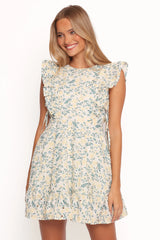 Rosalind Mini Dress - Yellow