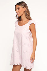 Pammy Mini Dress - Pale Pink