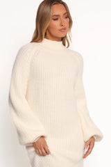 Tobin Knit Maxi Dress - Cream