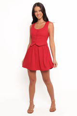 Milani Mini Dress - Red