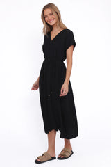 Orly Midi Dress - Black