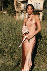 Grasie Midi Dress - Bronze