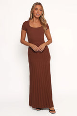Freeman Maxi Dress - Brown