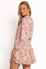 Kealan Dress - Pink Ditsy floral