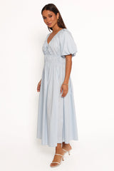 Rozie Midi Dress - Baby Blue