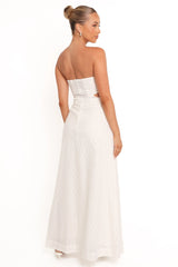 Laura Midi Dress - White