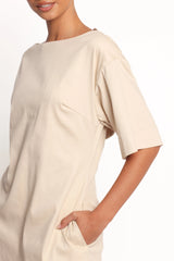 Thorne Mini Dress - Beige