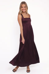 Elania Maxi Dress - Plum