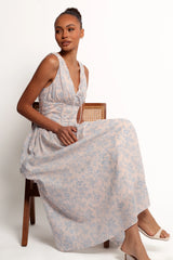 Wrenna Maxi Dress - Blue