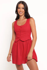 Milani Mini Dress - Red