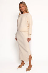 Duncan Knit Dress - Cream
