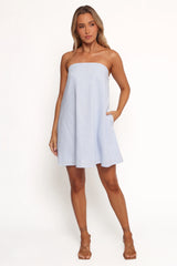 Arles Mini Dress - Blue