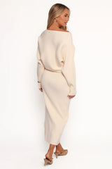 Duncan Knit Dress - Cream