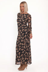 Joran Midi Dress - Fired Bloom