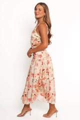 Diva Midi Dress - Multi