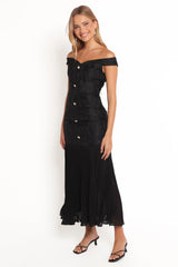 Evelina Maxi Dress - Black