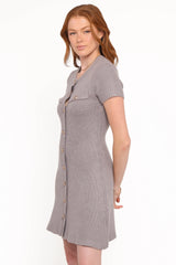 Jaxon Mini Dress - Grey