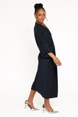 Audrina Maxi Dress - Midnight Blue