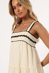Monroe Midi Dress - Cream