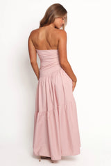 Blanche Strapless Maxi Dress - Orchid