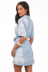 Connie Mini Dress - Blue
