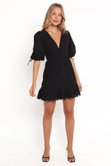 Estella Mini Dress - Black
