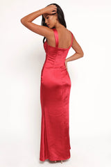 Oura Maxi Dress - Red