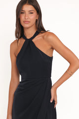 Rory Midi Dress - Navy