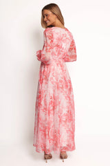 Anisa Maxi Dress - Pink Floral