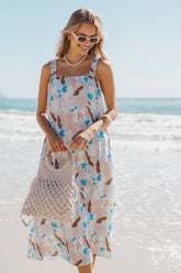 Sanders Maxi Dress - Blue Floral