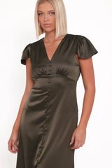 Dean Maxi Dress - Olive