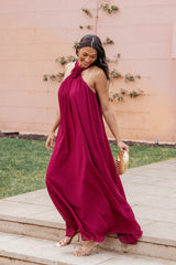 Melba Maxi Dress - Berry