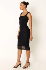 Naomi Midi Dress - Black