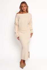 Duncan Knit Dress - Cream