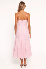 Talyn Midi Dress - Pink