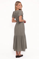 Deloria Maxi Dress - Olive