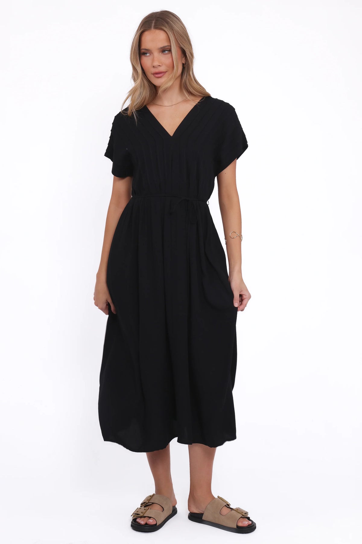 Orly Midi Dress - Black