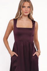 Elania Maxi Dress - Plum