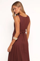 Tatum Maxi Dress - Chocolate