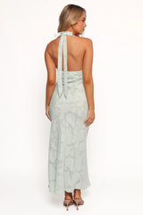 Edwards Maxi Halterneck Dress - Sage