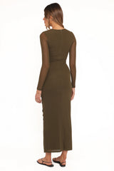 Tormund Midi Dress - Olive