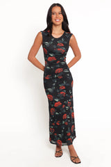 Drea Maxi Dress - Rose Print