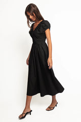 Larson Midi Dress - Black