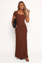Freeman Maxi Dress - Brown