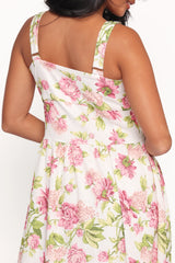 Tullia Maxi Dress - Pink Floral