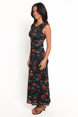 Drea Maxi Dress - Rose Print