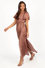 Flossy Maxi Dress - Mauve