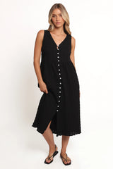 Sam Midi Dress - Black