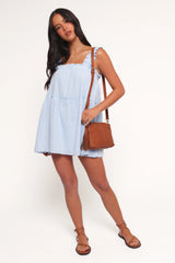 Elena Mini Dress - Light Blue